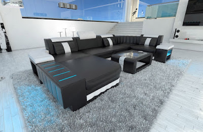 What they said about Design Sectional Sofa BELLAGIO LED U Shape