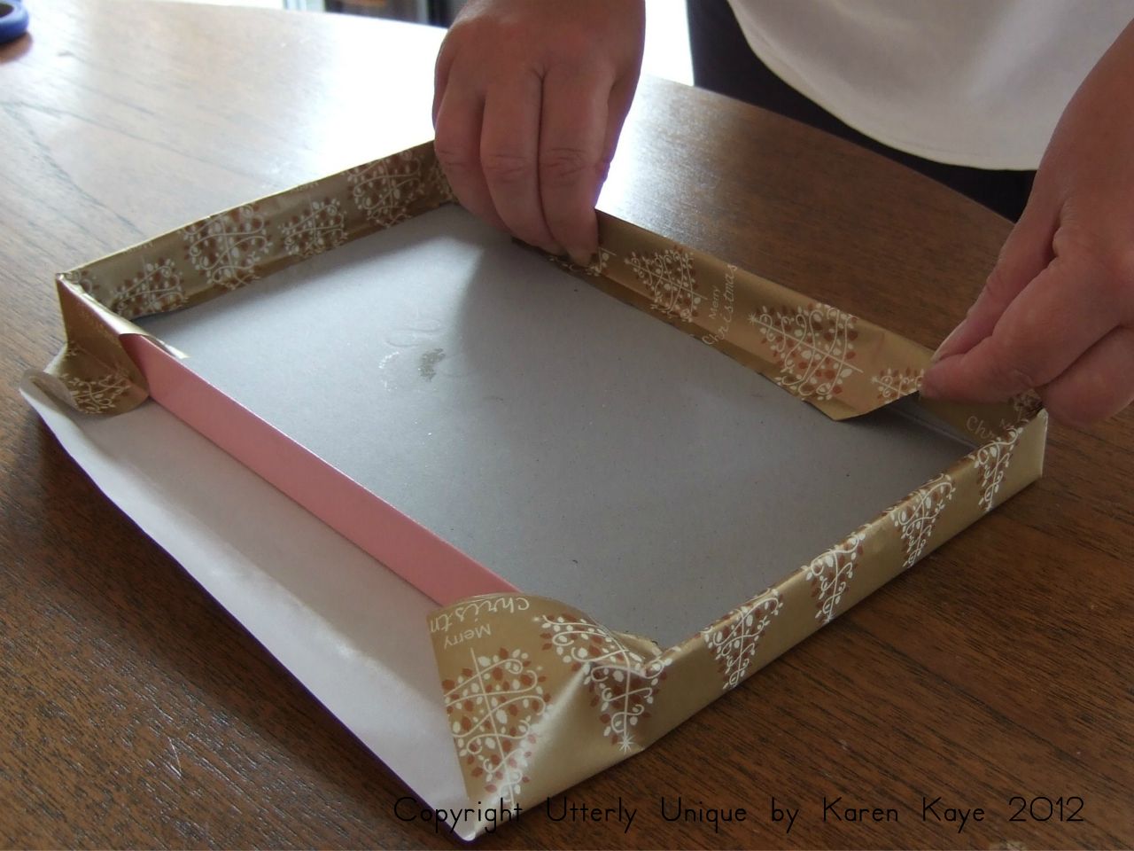 Utterly Unique by Karen Kaye: Christmas Gift Wrapping Tips & Ideas: How to wrap a shoebox