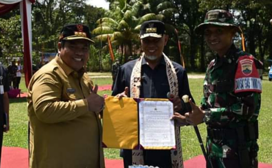 Gubernur Mahyeldi Resmi Membuka TMMD Ke-115, di Lapangan INS Kayutanam