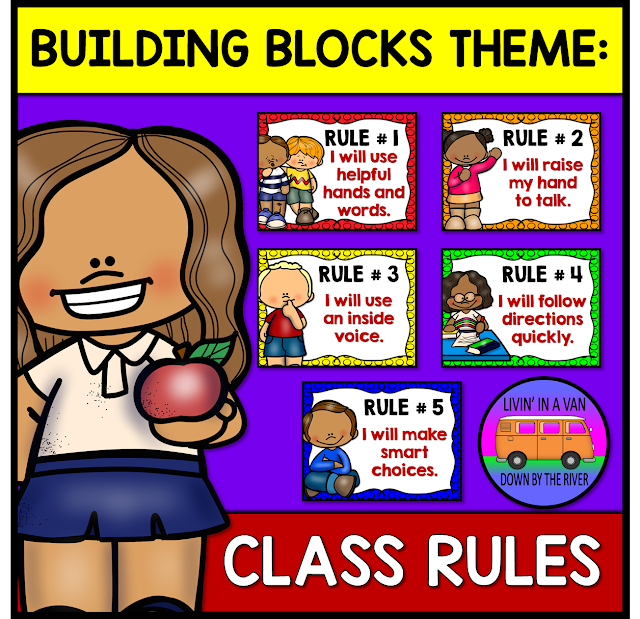 #classrules, #buildingblocks, #rainbowtheme, #classroomrules, #bts