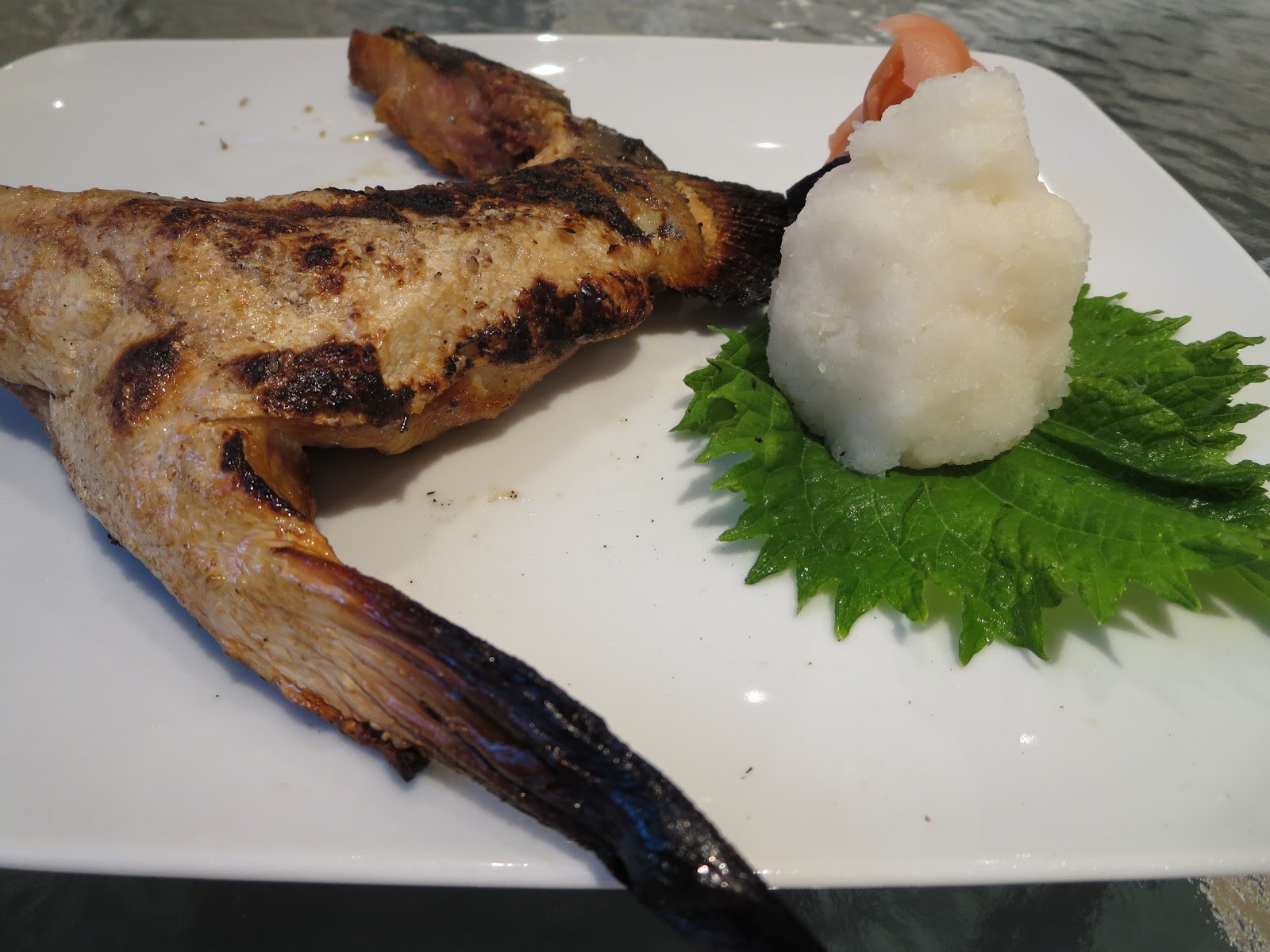 Norio On Wine And Food Grilled Yellow Tail Collar ハマチのカマの塩焼き