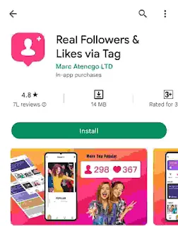 Instagram par Like Badhane Wala App Download