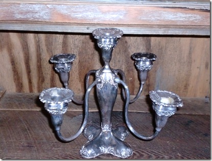 silver candle