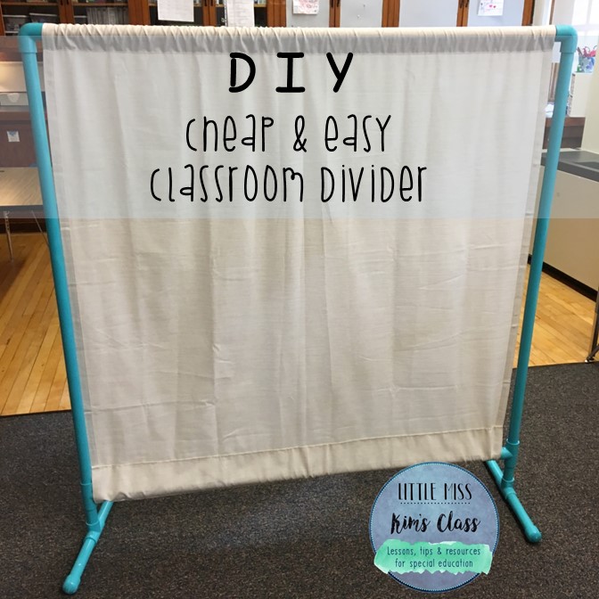 Little Miss Kim's Class: DIY Cheap & Easy Classroom Divider with