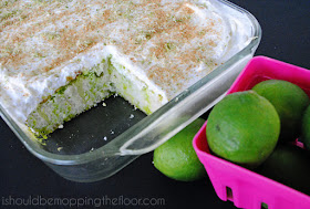 Key Lime Poke Cake: uses a boxed cake mix made super moist with fresh lime juice and Jell-o. Topped with fresh whipping cream for a lovely, summery treat.