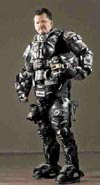 Halo-like first ballistic, full exoskeleton body suit of armour