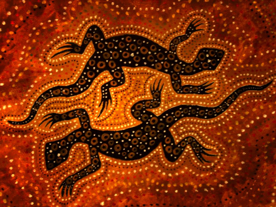 Download this Aboriginal Wall Painting picture