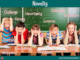 Predictability and Novelty: Here are some ideas for teachers to help reach these two needs in their students.