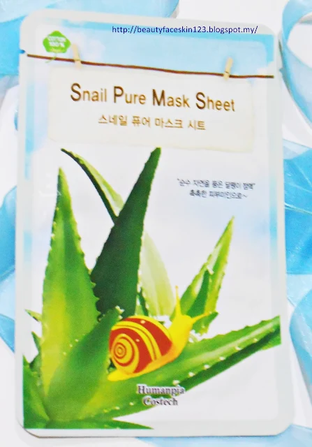 Humanpia Costech Snail Pure Mask Sheet