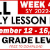 DAILY LESSON LOG (Quarter 1: WEEK 4) SEPT. 12-16, 2022 Free Download