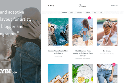 Demi: Grid-Based Weblog Blogger Templates