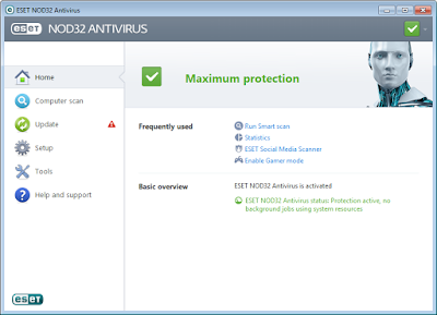 Install Anti Virus ESET Agar Full Maximum Protected