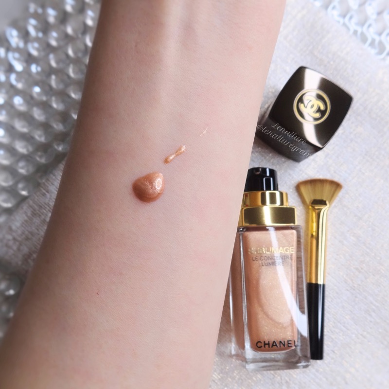 Chanel Sublimage Le Concentre de Lumiere review swatch comparison