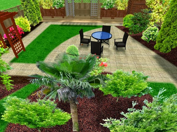 Contoh Desain  Taman  Rumah Sederhana  Minimalis Terbaru 2014 