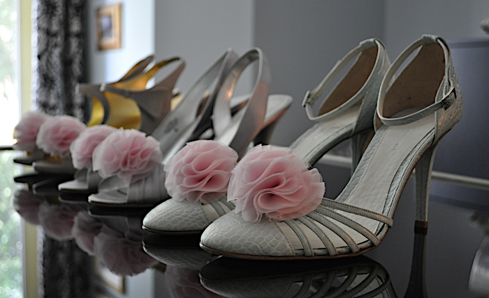 Shoe Clips for the Bridesmaids wedding accessories charleston diy shoes 