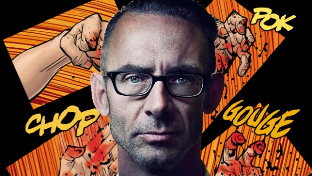 Chuck Palahniuk  trabajando en  su nuevo comic el club de la pelea 2 fight club 2