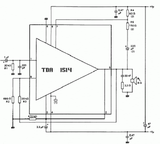 Hi-Fi Audio Amplifier using TDA1514