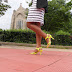 Neon Strappy Sandals
