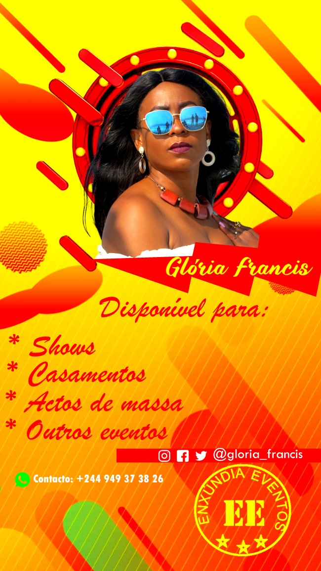 Cantora Angola Glória Francis disponível para actuar em eventos