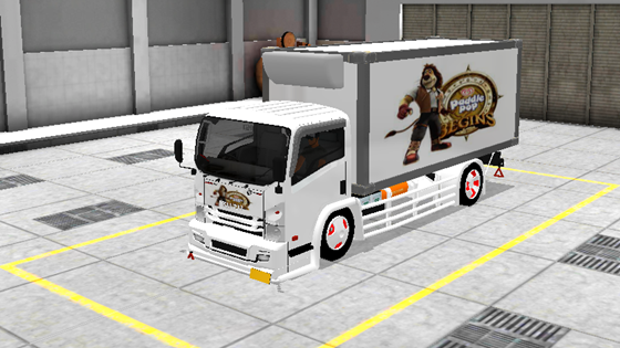 livery mod truck isuzu nmr71 box bussid paddle pop