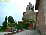 L'església de Santa Maria de Vilanova des de la rectoria. Autor: Carlos Albacete