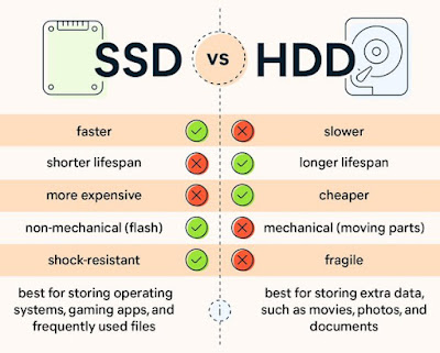 Kelebihan Dan Kekurangan SSD Dan HDD