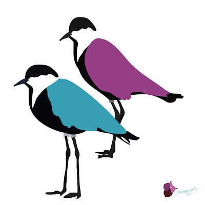 Complicated Affair, bird art of the day