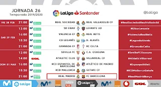 La Liga confirms the second Clasico will kick off at 21:00 CET on March 1st