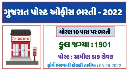 Gujarat GDS Recruitment 2022 @indiapostgdsonline.gov.in