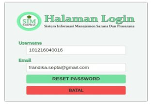 Cara Login Atau Mengubah/Reset Password Di Simsarpras Kemenag Dengan Mudah