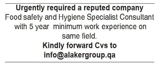 Job Vacancies In Qatar From Today