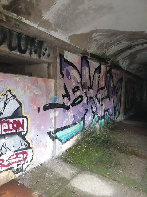 More colourful graffiti within the basement