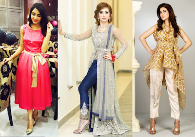Latest party and weding dresses style for womens