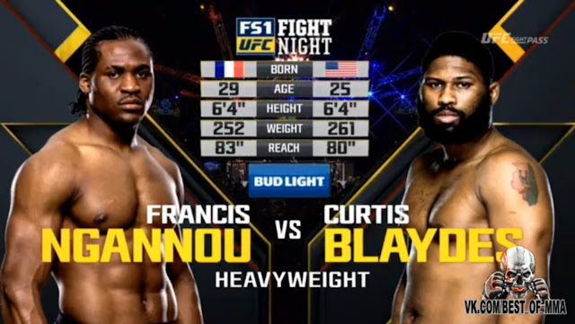 Francis Ngannou vs Curtis Blaydes Full Fight