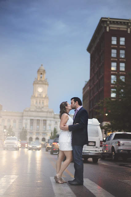 Des Moines Wedding Picture in Front of Capitol Building