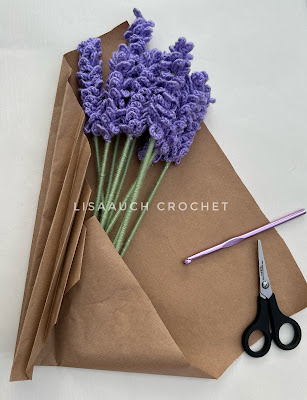 free lavender crochet pattern, how to make lavender crochet