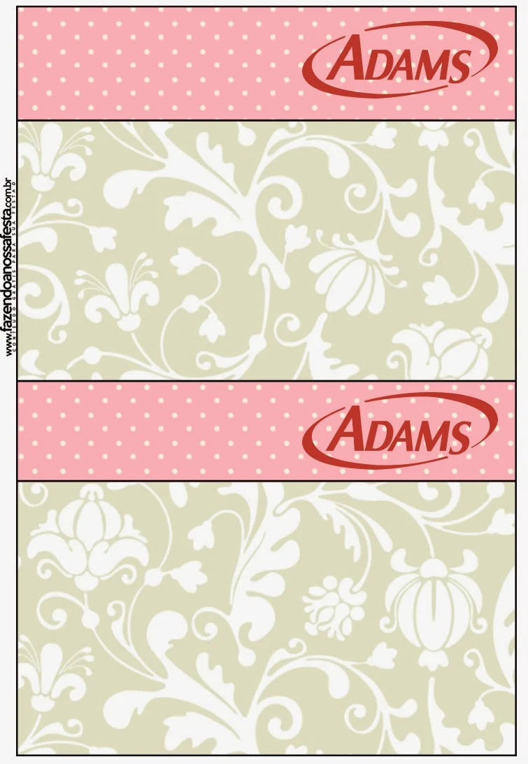 Free Printable Adam Label.