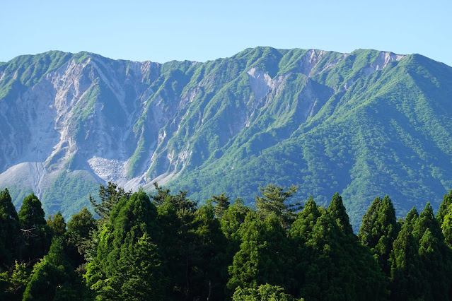 鳥取県道314号赤松大山線　種原付近からの眺望