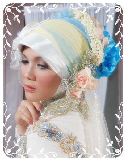  Gambar model  jilbab  pengantin  muslim modern terbaru