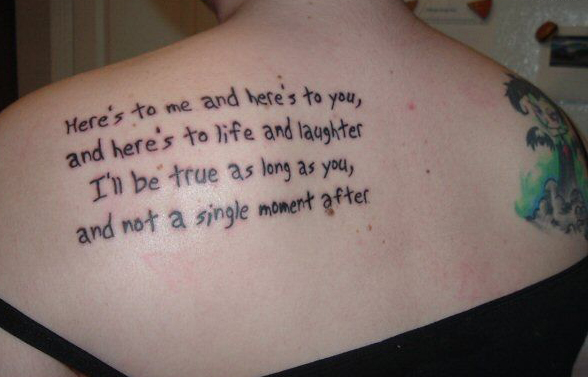 tattoo quotes about life for girls. World Tattoo Tattoos: quotes for girls tattoos about life