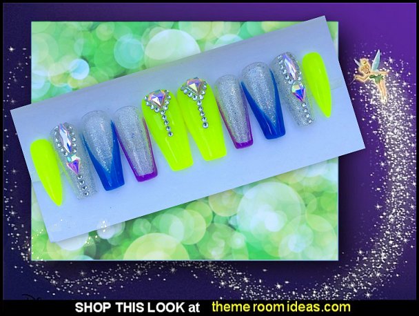 Fairy Dust - Press on nails tinkerbell fairy nail designs tinkerbell fairy