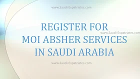 REGISTER FOR MOI ABSHER ESERVICES