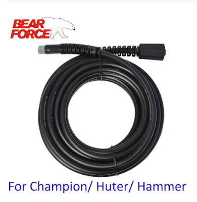 High Pressure Washer Hose Car Washer Water Cleaning Hose 10m * 160bar 2320psi for Huter Hammer Kohler Champion pressure washer