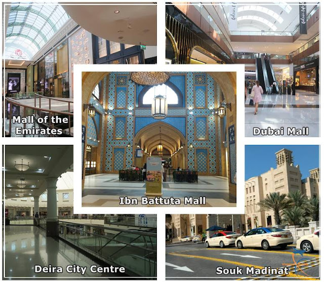 Os 5 principais shoppings de Dubai