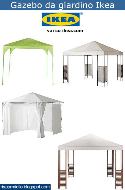 gazebo da giardino ikea