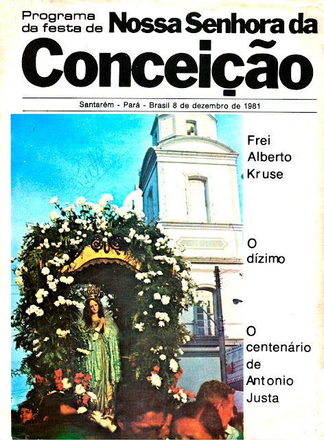 PROGRAMA DA FESTA DE NOSSA SENHORA DA CONCEIÇÃO DE 1981
