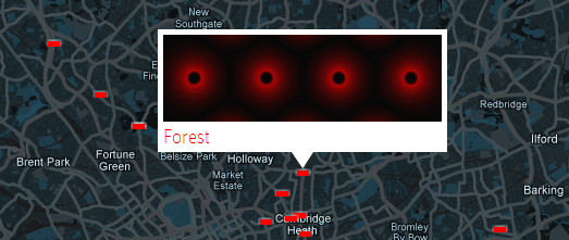 Tops is a real exciting interactive fine art projection launching inward London today New Interactive Bus Stops on Google Maps