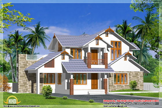 2950 square feet Kerala home design