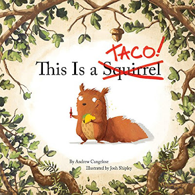 This Is a Taco! is a clever and humorous book. The pages include nonfiction style facts about squirrels with Taco the squirrel demonstrating those facts, but not always in the way you’d expect. As the facts continue, and the lack of tacos and threat of predators becomes more real, Taco the squirrel takes action, and changes the facts with a red pen to better suit his needs.  #ThisIsATaco #ChildrensBook #PictureBook #LionForge #NetGalley