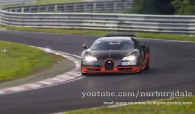 Bugatti Veyron Super Sport at Nurburgring Nordschleife to Set Lap Time